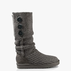 Ugg Classic Cardy Women Classic Boots Grey (5326OIZVB)